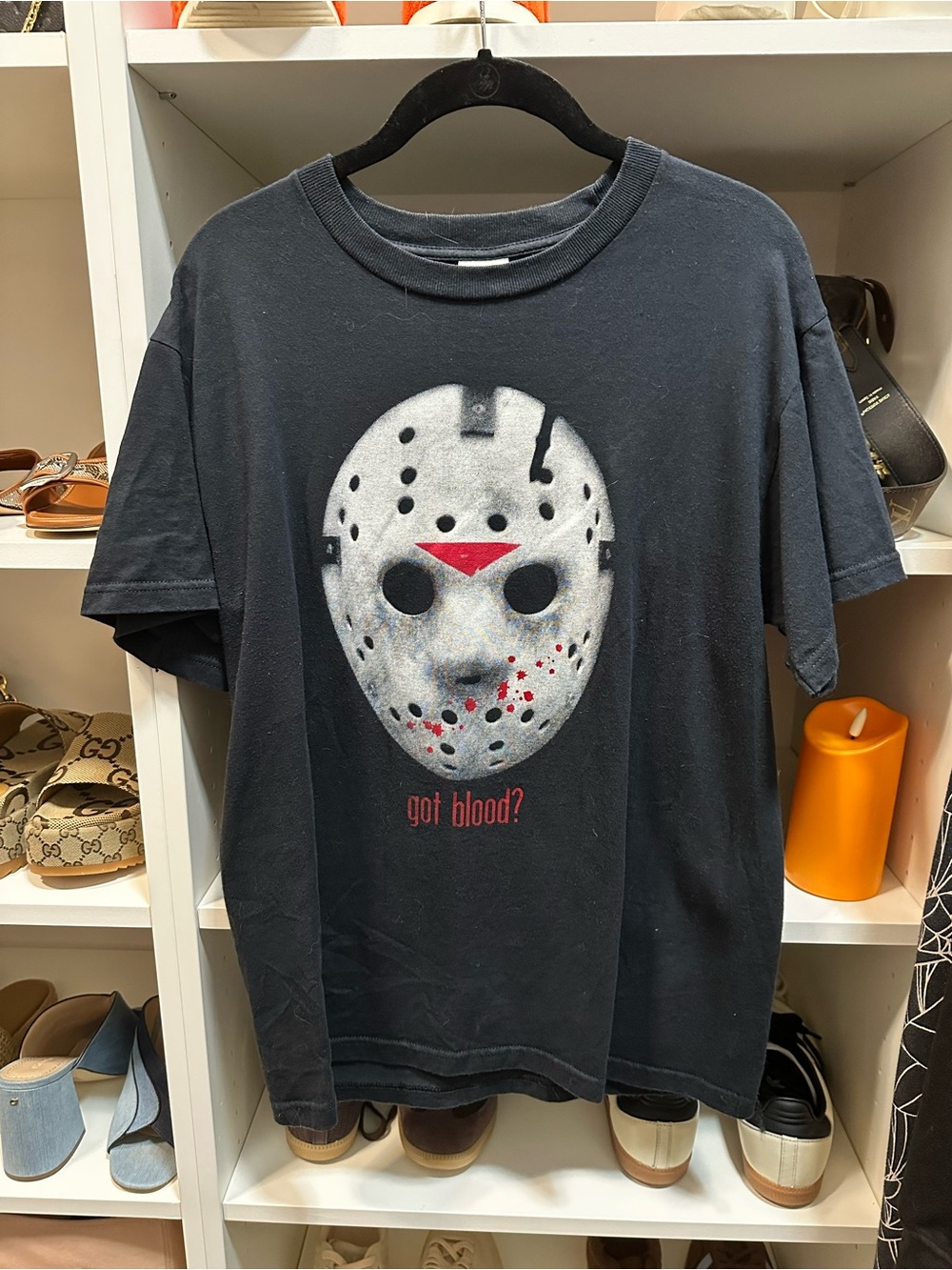 Jason Voorhees “Got Blood?” Tee size M vintage